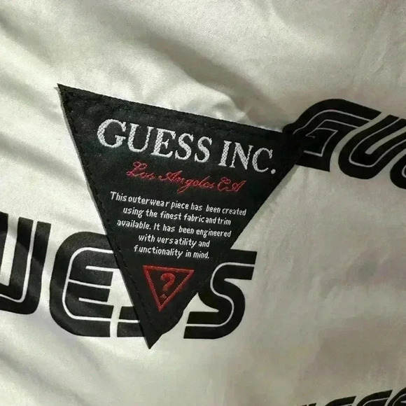 Guess Womens Navy Blue Puffer Hooded Jacket - Picture 11 of 16